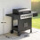 Outsunny Barbacoa de Ga Negro 135 x 51 x 101 cm 6