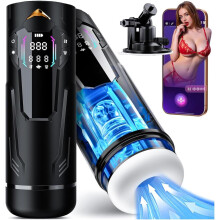 Hands-Free Male Masturbator AI Sync Sex Toys Men