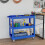 Durhand Carro de Herramienta Azul 83 x 35.3 x 76 cm 5