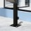 Outsunny Soporte de Parasol Negro 12 x 12 x 30 cm 2