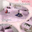 Kids Vanity Table with Mirror, Stool, Drawer, Storage Boxes, Cloud Design, for Ages 3-6 Years - Pink 7