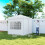 Outsunny Carpa Plegable Blanco 248 x 248 x 270 cm 6