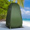 Outsunny Tienda de Ducha Verde 126 x 124 x 189 cm 5