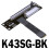 PCIe 5.0 X4 M2 Laptop  Card External Adapter EGPU Extension Cable External  Card Docking with Bracket 5