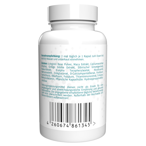 Urotrin Forte – Complément Alimentaire L-Arginine, Maca et Ginseng, 60 Gélules 1