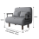 Double Fabric Sofa Bed Sleeper Couch Sofabed Settee Recliner Beds Folding UK 1