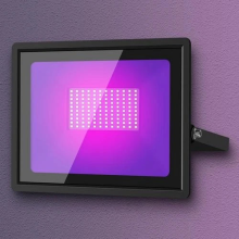 100W LED UV Stage Blacklight Ultraviolet Flood Light Lamp Disco Party Lamp UK