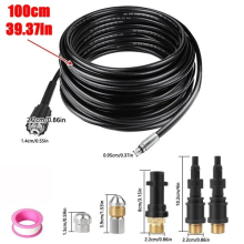 10M High Pressure Drain Jet Washer Hose Drain Pipe Sewer Jetter Set for Karcher
