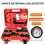 Car Cooling System Radiator Coolant Vacuum Pressure Pump Tester Test Tool Set UK 3