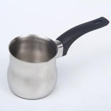 Turkish Coffee Pot Stainless Steel Kitchen Milk Tea Butter Warmer Jug 380ml Tool