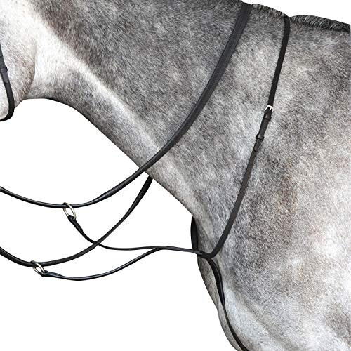 (Full, Black) Collegiate Running Leather Martingale IV 2