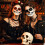 Halloween Face Tattoos 9 Sheets Skeleton Skull Mouth Spider Web 3D Makeup Decals 5