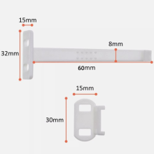 10Pcs Child Proof Safety Catch Cupboard Cabinet Door Drawer Lock Latch Kids Baby