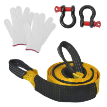 Heavy Duty Tow Rope 10 Ton 22,000Lbs 5mx5cm Recovery Car Towing Breakdown Strap