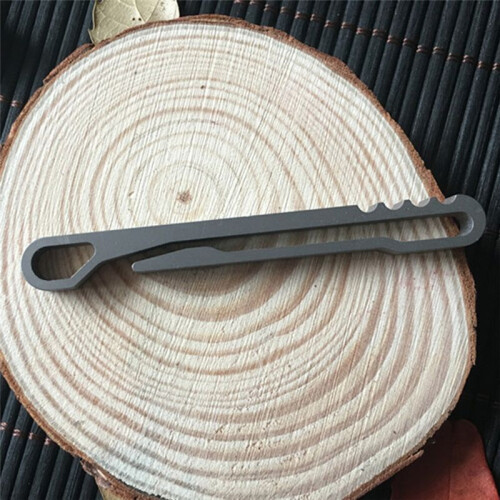 Titanium Alloy Key Ring Outdoor Small Tool Fast Hooks Multi Buckle EDC