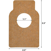 (Brown) 500 Pcs Wine Bottle Tags Kraft, Paper Wine Cellar Labels, Wine Bottle Hanging Tags, Reusable Bottle Neck Gift Tags For Champagn