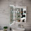 NES Home LED Bathroom Mirror Cabinet 2 Doors 500 x 130 x 700mm with Sensor 6