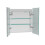 NES Home LED Bathroom Mirror Cabinet 2 Doors 600 x 130 x 700mm with Sensor 7