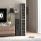 Homcom HOMCOM Set of 2 CD Storage Unit DVD Shelf with Adjustable Shelves Light Grey 8