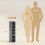 Homcom HOMCOM Set of 2 CD Storage Unit DVD Shelf with Adjustable Shelves Light Grey 9
