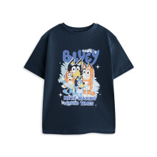 (2-3 Years) Bluey Short Sleeved T-Shirt (Unisex Kids Blue)