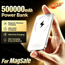 50000mAh Magnetic Power Bank Wireless Charger Super Fast Charging for Magsafe External Battery For iPhone 17/16/15/14 Universal