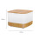 Flame Humidifier Essential Oil Diffuser Air Humidifier with Remote Control 800ml Aroma Diffuser 7-Color Night Light 6