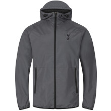 Tottenham Hotspur FC Mens Shower Jacket Windbreaker Peaked Hood Grey XL