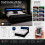 LUXURY Black 4ft Small Double LED CRUSHED VELVET LED Bed Frame 2