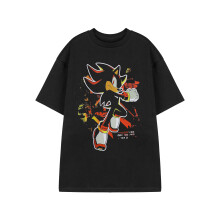 (X-Large) Sonic the Hedgehog Short Sleeved T-Shirt (Mens Black)