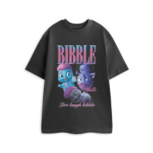 (Large) Barbie Short Sleeved T-Shirt (Womens Black)