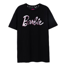 (XXX-Large) Barbie Oversized Short Sleeved T-Shirt (Womens Black)