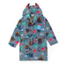 (6-7 Years) Paw Patrol Hooded Bathrobe (Boys Blue)
