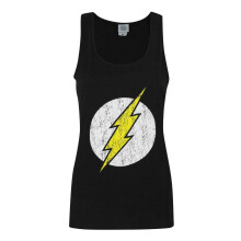 (Medium) DC Comics The Flash Vest (Womens Black)