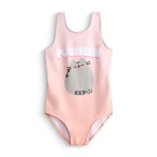 (11-12 Years) Pusheen 1 Piece Swimming Costume (Girls Multicoloured)