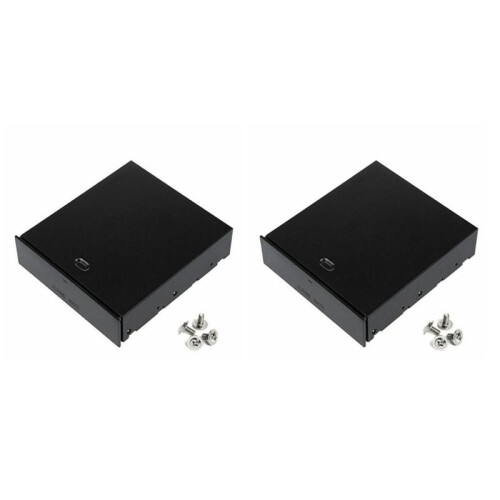 2X Desktop Storage Box Organizer Drawer Optical Drives 5.25Inch Front Panel Storage Holders & Racks 1