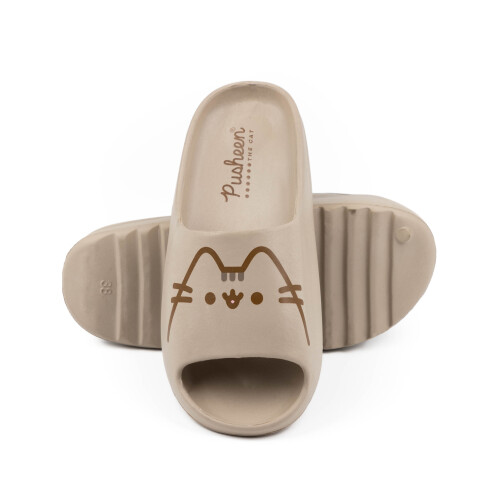 Pusheen Sliders (Womens Brown) 2