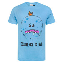 (Small) Rick And Morty Short Sleeved T-Shirt (Mens Blue)