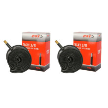 2X CST Bike Tubes 16 Inch 1-3/8 349 Schrader Presta Valve for 3Sixty Dahon Folding Bike Inner Tube 60mm, 3