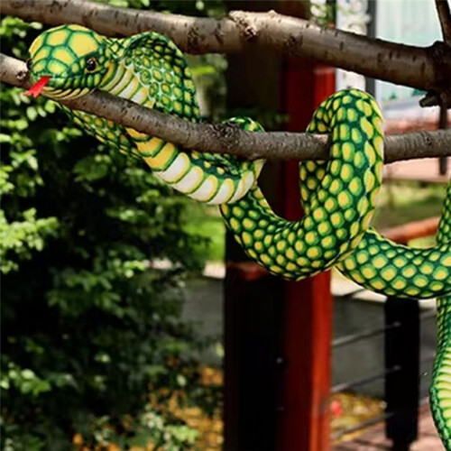 Simulation Doll  Plush Toy Long Python Doll Rag Doll  Coiled Snake Fake Snake Props 170cm