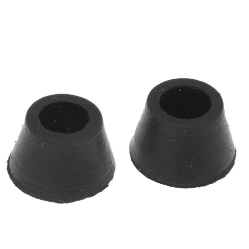 40PCS Noir Chaise Lit Table Meubles Caoutchouc Jambe Embouts 16mm Dia 2