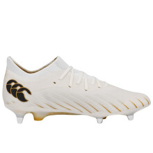 (6 UK, White) Canterbury Unisex Adult Speed Falcon Elite Soft Ground Rugby Boots