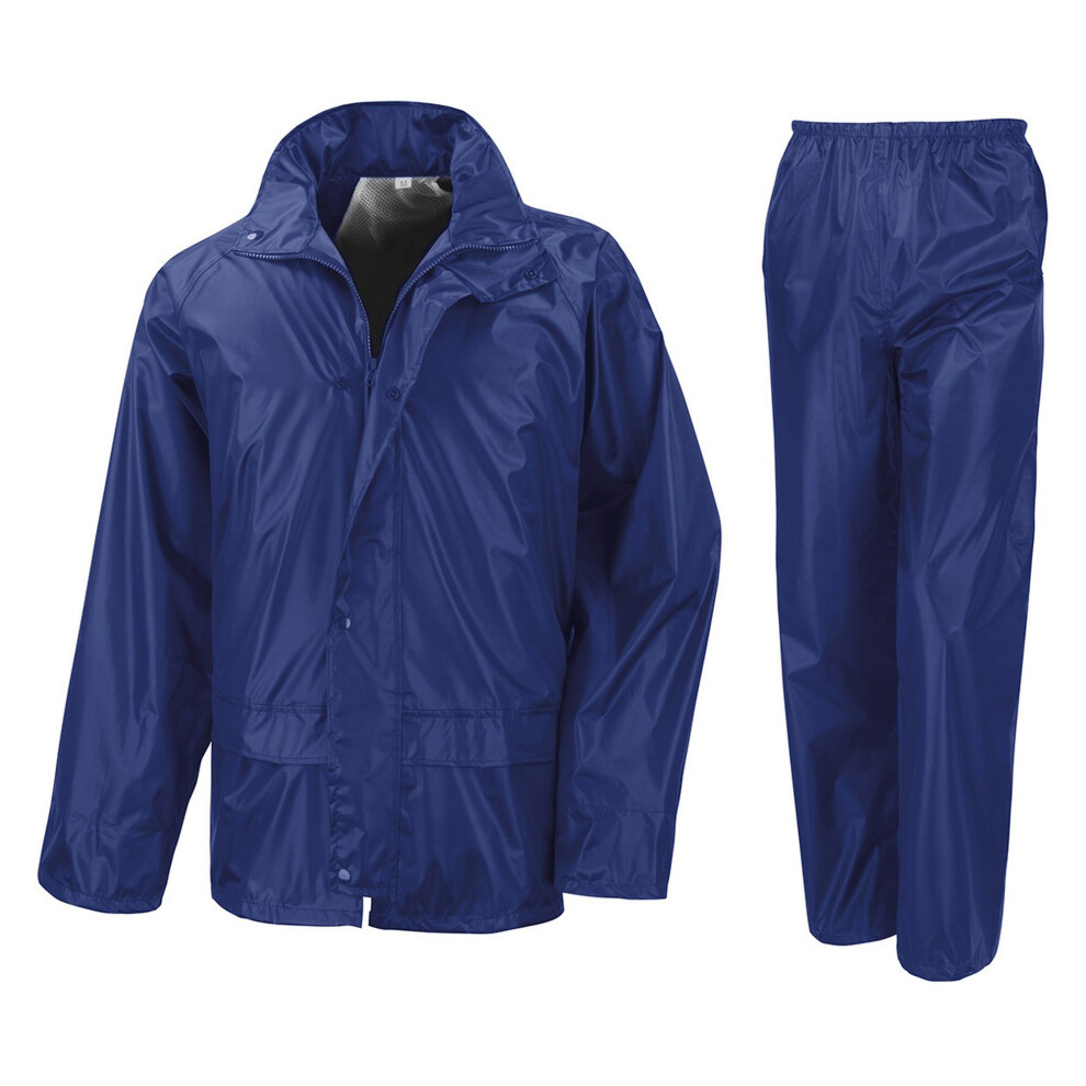 (S, Royal Blue) Result Core Unisex Adult Rain Suit