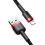 Baseus Kevlar USB-kabel med Lightning 2A, 1 m - Rød/Sort 1