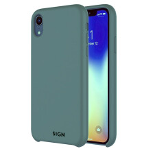 Tekuté silikonové pouzdro pro iPhone X & XS - Mint