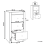 Beliani 3 Drawer Bedside Table LORRIS Glass Mirrored Silver 3