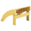 Beliani Garden Footstool ADIRONDACK Yellow 4