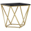Beliani Side Table MALIBU Black/ Gold 4