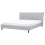 Beliani Bed Fabric SAVERNE 180 x 200 cm (EU Super King) Light Grey 1