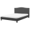 Beliani Bed Fabric MONTPELLIER 180 x 200 cm (Super King) Dark Grey 1